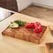 Доска торцевая кухонная с "молниями" 400*300*40 дуб 03-0103 фото 2