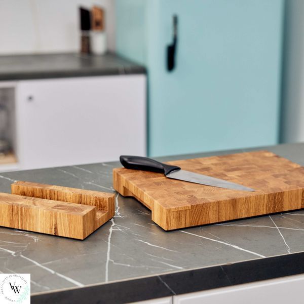 copy_Торцевая подставка для кухонной доски из дуба 06-005 фото