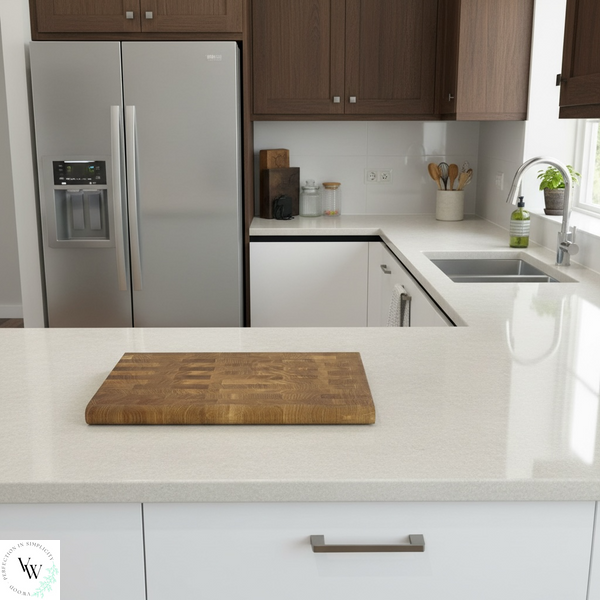 Доска торцевая овальная кухонная 450*300*30 дуб 03-0114 фото